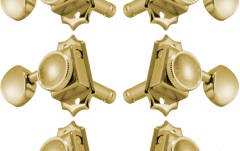 Set cheițe chitară Grover 533G Vintage Locking Rotomatics 3 + 3 Gold