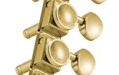 Set cheițe chitară Grover 533G6 Vintage Locking Rotomatics 6-in-Line Left Side Gold