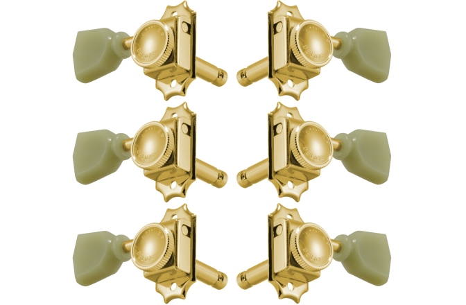 Set cheițe chitară Grover 533GK Vintage Locking Rotomatics 3 + 3 Gold