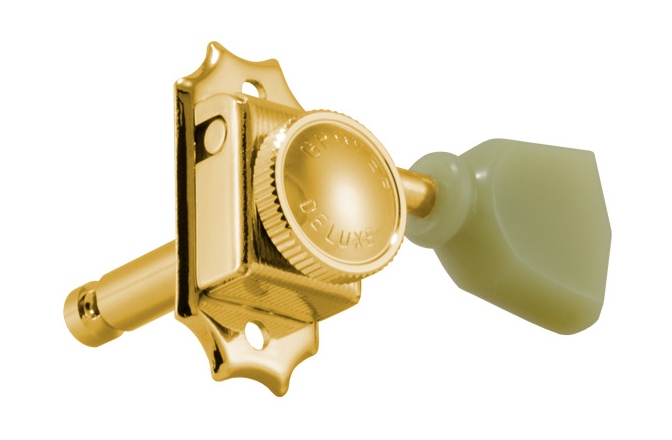 Set cheițe chitară Grover 533GK Vintage Locking Rotomatics 3 + 3 Gold