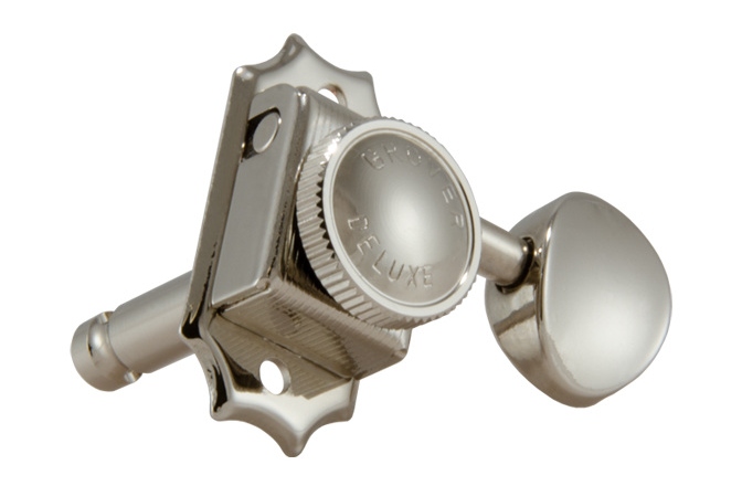 Set cheițe chitară Grover 533N6 Vintage Locking Rotomatics 6-in-Line Left Side Nickel