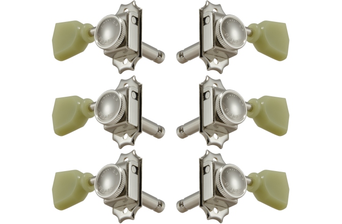 Set cheițe chitară Grover 533NK Vintage Locking Rotomatics 3 + 3 Nickel