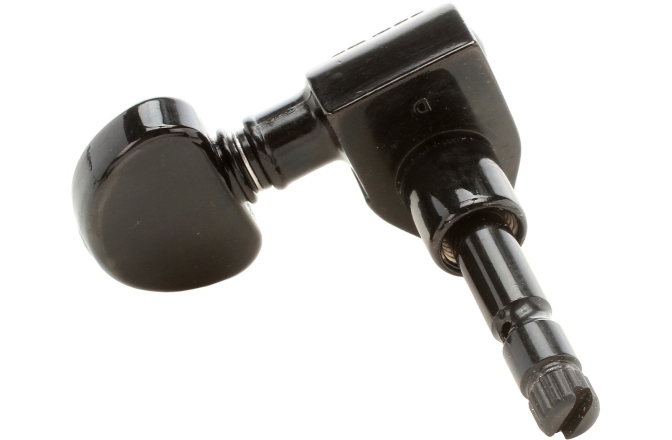 Set cheițe chitară Grover  602B Tip Lock Locking Rotomatics 3 + 3 - Black