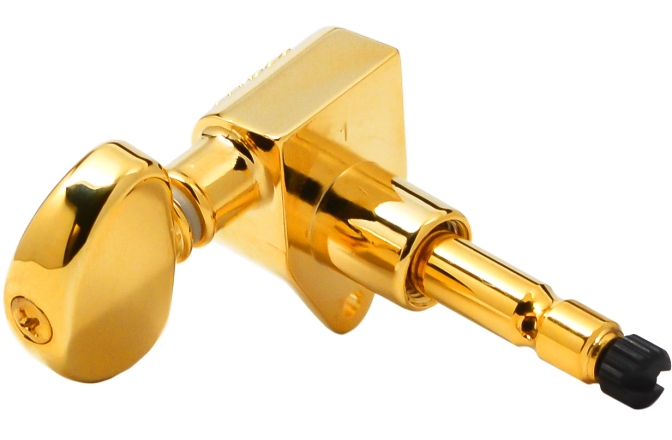 Set cheițe chitară Grover  602G Tip Lock Locking Rotomatics 3 + 3 - Gold