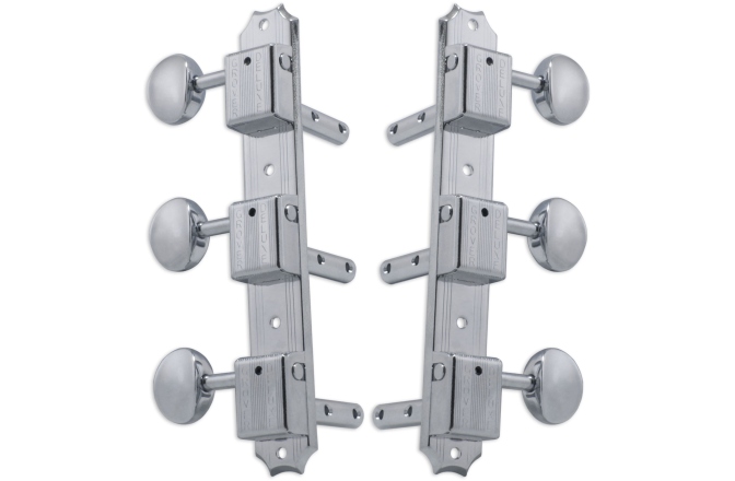Set cheițe chitară Grover H138C Vintage Deluxe 3 + 3 Chrome