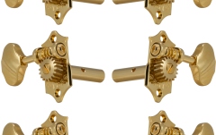 Set cheițe chitară Grover H97-18G Original Sta-Tite 3 + 3 Gold