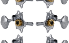 Set cheițe chitară Grover H97C Original Sta-Tite Machine Head Horizontal 3 + 3 Chrome