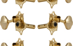 Set cheițe chitară Grover H97G Original Sta-Tite Machine Head Horizontal 3 + 3 Gold