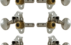 Set cheițe chitară Grover H98N Sta-Tite Machine Head Horizontal 3 + 3 Nickel