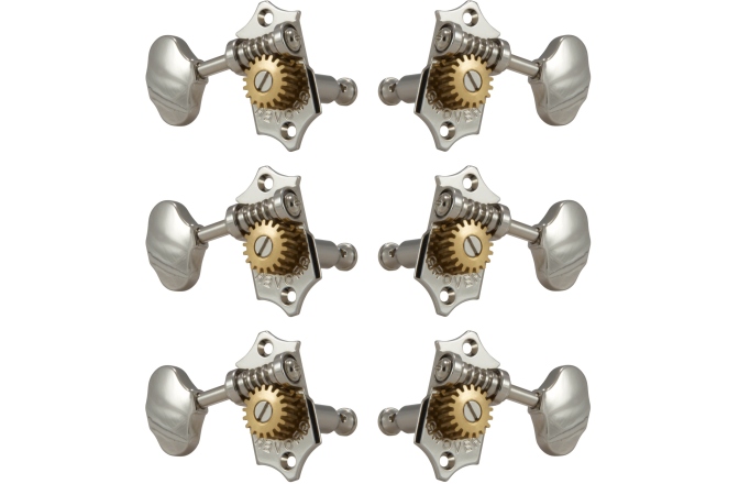 Set cheițe chitară Grover V97-18N Original Sta-Tite Machine Head Vertical 3 + 3 Nickel