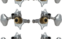 Set cheițe chitară Grover V97C Original Sta-Tite Machine Head Vertical 3 + 3 Chrome