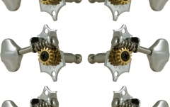 Set cheițe chitară Grover V97N Original Sta-Tite Machine Head Vertical 3 + 3 Nickel