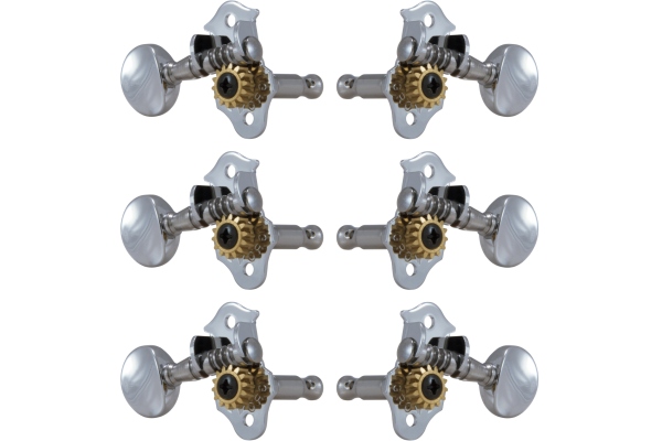 V98C Sta-Tite Machine Head Vertical 3 + 3 - Chrome