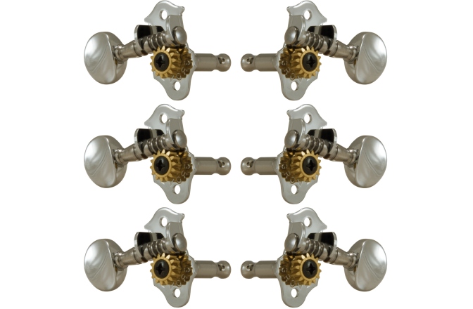 Set cheițe chitară Grover V98N Sta-Tite Machine Head, Vertical 3 + 3 Nickel