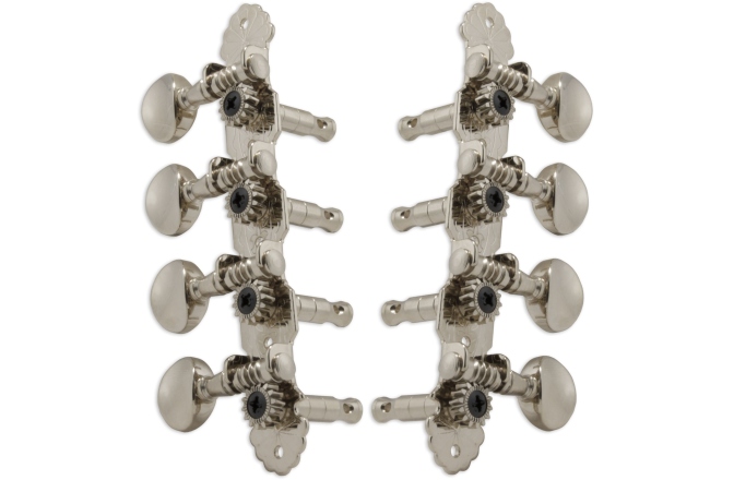 Set cheițe Mandolină Grover 304N Sta-Tite Mandolin Machines 4 + 4 - Nickel