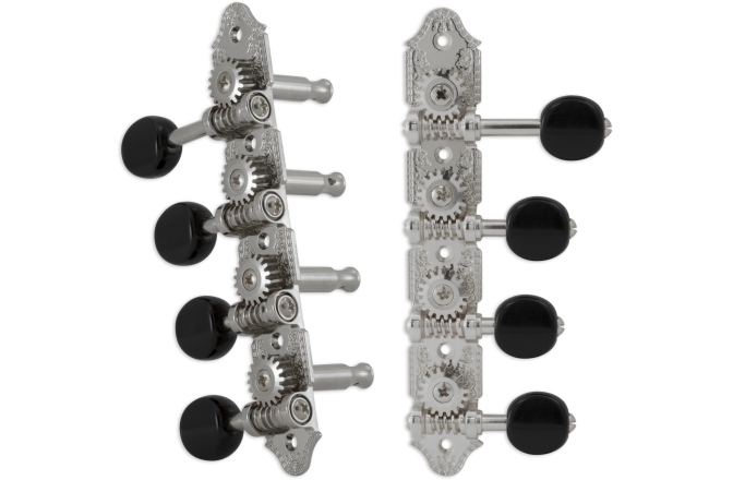 Set cheițe mandolină Grover 409FVCB Professional Mandolin Vintage "F"-Style Chrome