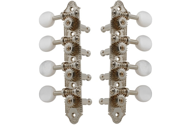Set cheițe mandolină Grover 409N Professional Mandolin Standard "A"-Style 4 + 4 - Nickel