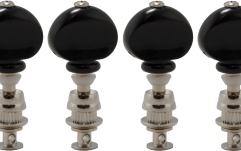 Set cheițe Ukulele Grover 6B Champion Ukulele Pegs Nickel