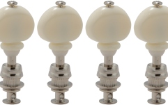 Set cheițe Ukulele Grover  6W Champion Ukulele Pegs Nickel