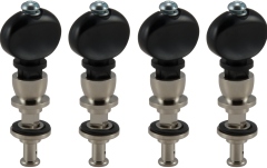 Set cheițe Ukulele Grover 88B Champion Baritone Ukulele/ Tenor Guitar Pegs Nickel