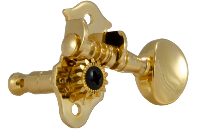 Set cheițe Ukulele Grover 8G Sta-Tite Geared Ukulele Pegs Gold