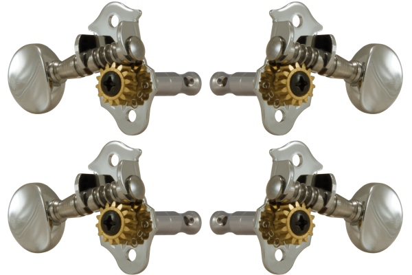 8N Sta-Tite Geared Ukulele Pegs Nickel 8N Sta-Tite Geared Ukulele Pegs Nickel
