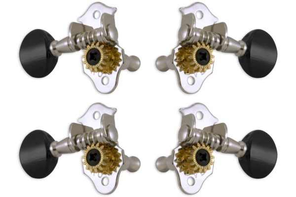 9CB Sta-Tite Geared Ukulele Pegs Chrome 9CB Sta-Tite Geared Ukulele Pegs Chrome