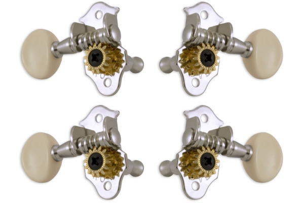 9CW Sta-Tite Geared Ukulele Pegs Chrome 9CW Sta-Tite Geared Ukulele Pegs Chrome