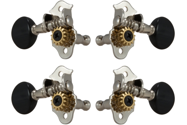 9NB Sta-Tite Geared Ukulele Pegs Nickel 9NB Sta-Tite Geared Ukulele Pegs Nickel
