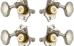 Set cheițe Ukulele Grover U98-18N Sta-Tite Geared Ukulele Pegs Nickel