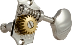 Set cheițe Ukulele Grover U99-18N Sta-Tite Geared Ukulele Pegs Nickel