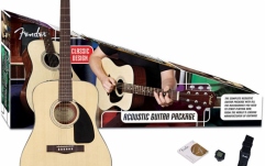 Set chitara acustica Fender CD-60 Acoustic Pack Natural