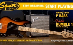 Set chitara bas Fender Squier Affinity P Bass / Rumble 15 v3