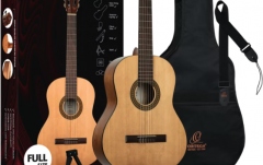 Set chitară clasică 4/4 + accesorii Ortega Pickers Pack 4/4 Classic