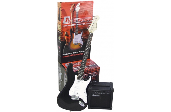 Set chitara electrica Dimavery EGS-10 Black
