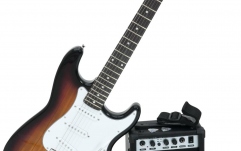 Set chitara electrica Dimavery EGS-10W Sunburst