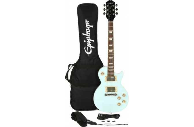 Set Chitară electrică Epiphone Power Player Les Paul Ice Blue Guitar Set