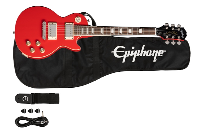 Set Chitară electrică Epiphone Power Player Les Paul Lava Red Guitar Set