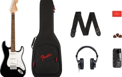 Set Chitară Electrică Fender Squier Affinity Series Stratocaster Mustang Micro Pack Laurel FB