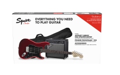 Set chitară electrică Fender Squier Affinity Stratocaster HSS Pack - Candy Apple Red
