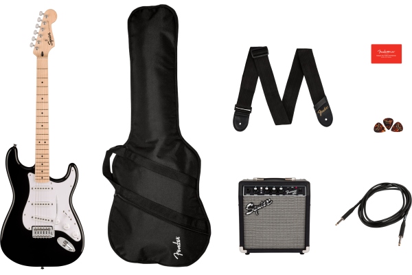 Squier Sonic Stratocaster Pack Black 