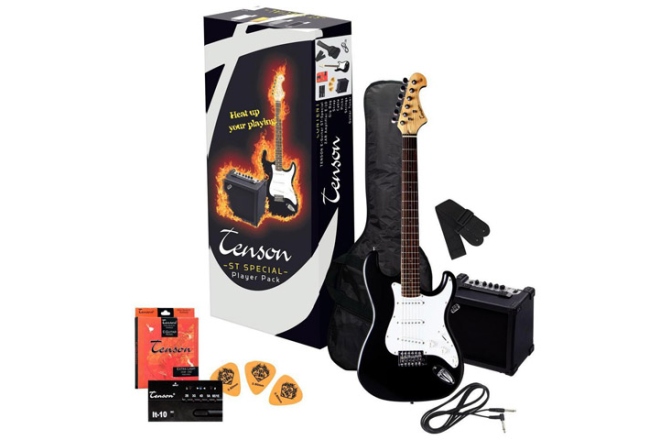 Set chitara electrica Tenson ST Special BK