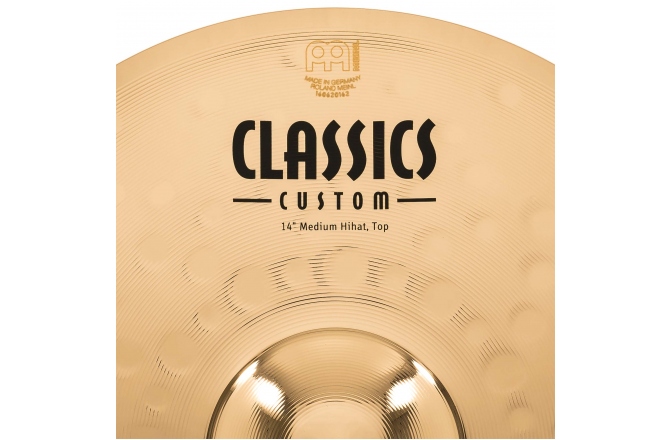 Set Cinele Meinl Classics Custom Brilliant Cymbal Set 3 pcs - 14" (35,56cm) Medium Hihat, 16" (40,64cm) Medium Crash, 20" (50,80cm) Medium Ride