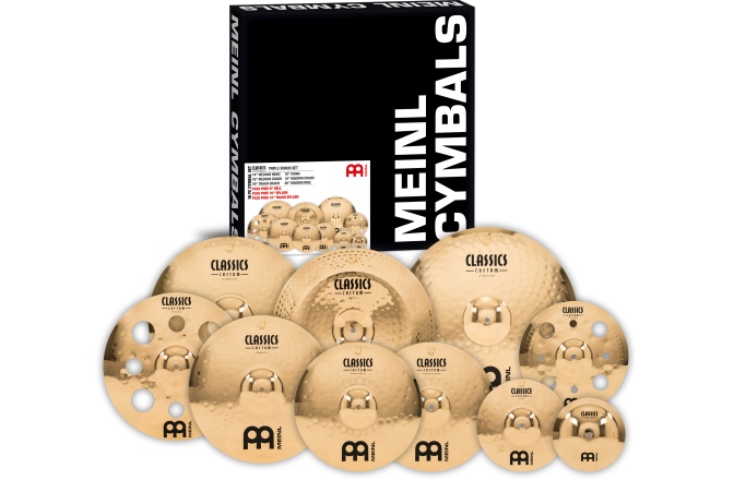 Set cinele Meinl Classics Custom Brilliant Triple Bonus Set