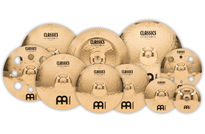 Set cinele Meinl Classics Custom Brilliant Triple Bonus Set