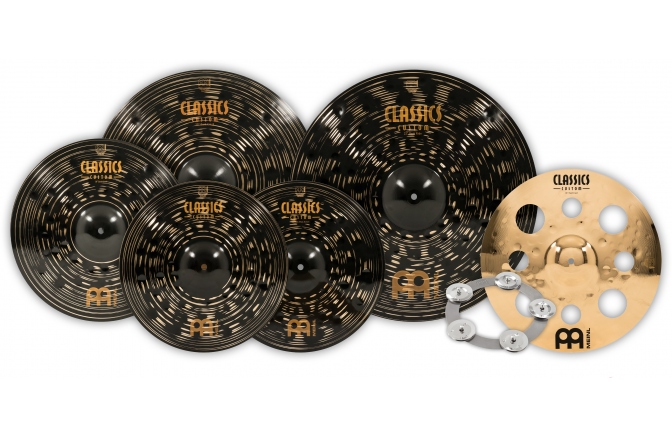 Set cinele Meinl Classics Custom Dark Set 4 pcs. + Ching Ring