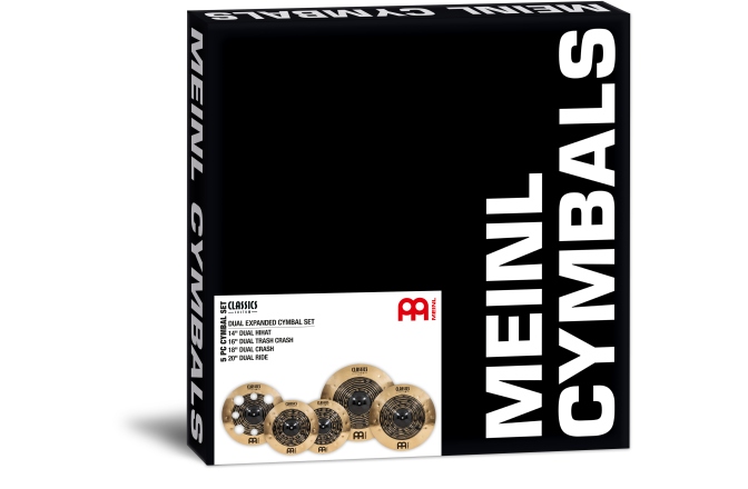 Set cinele Meinl Classics Custom Dual Expanded Cymbal Set - 14
