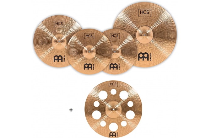 Set cinele Meinl HCS Bronze Complete Cymbal Set + 18" Trash Crash