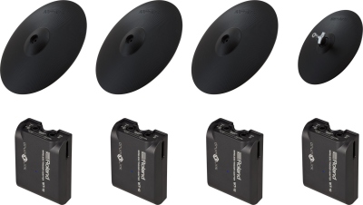 Roland Set cinele tip pad și adaptoare Trigger 4CY-4WT-01 DrumLink Cymbal & Wireless Trigger Set