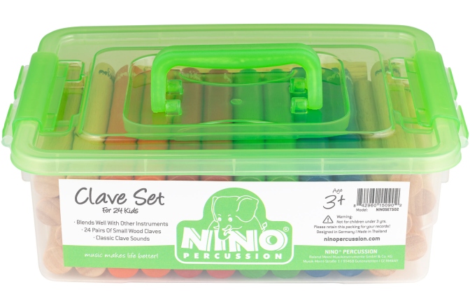 Set Claves Nino Percussion Claves Box Set